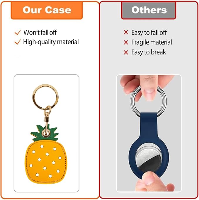 Leather Keychain Case Holder Compatible - Image 7