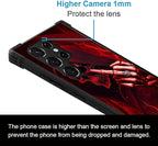 for Samsung Galaxy S22 Ultra Case, Gestures Funny Skull Pattern Graphic Design - Image 3