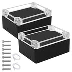 LeMotech Junction Box with Clear Cover IP65 Waterproof Project Box Dustproof by LeMotech