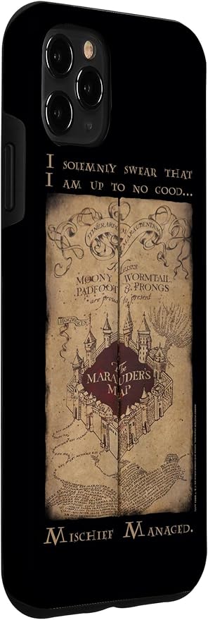 iPhone 11 Pro Max Harry Potter Marauder's Map Words Case - Image 3