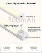 Under Cabinet Lighting 4 Inches Rechargeable Motion Sensor Light Indoor - Image 8