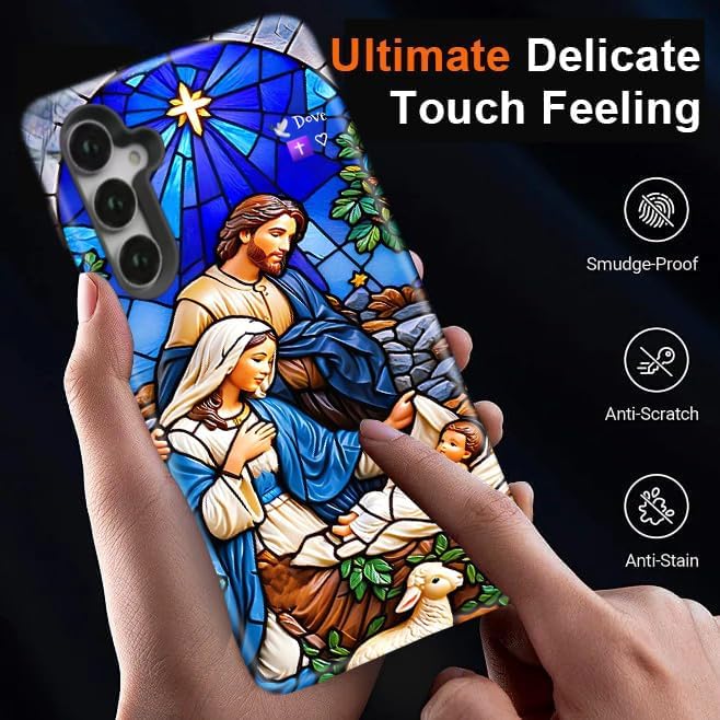 Compatible for Samsung Galaxy S25 Plus 5G Case, Dual Layer Heavy Duty 2 in 1 - Image 7