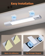 EZVALO 6-Pack Under Cabinet Lighting, Wireless Closet Lights, 50 LED - Image 5