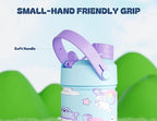 12 oz Kids Stainless Steel Water Bottle: 2-in-1 Straw Spout Lid, Easy Clean - Image 7