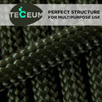 TECEUM 5/32" Paracord Rope 1000 – 1000ft / 200ft / 100ft / 50ft – Tactical - Image 5