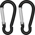 LESHIRY Large Carabiners Keychain 3" Aluminum D Shape Premium Durable D-Ring by LESHIRY