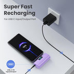 Small Portable Charger 5200mAh, Upgraded PD USB C Power Bank Built-in USB-C - Image 2