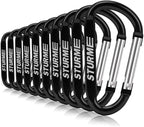 20pcs 2.7" Carabiner Clip Durable Carabeaner Hooks Small Carabiner D Clip - Image 8