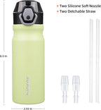 BJPKPK Insulated Water Bottle 18oz Stainless Steel Water Bottles - Image 4