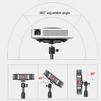 Projector Floor Stand, Folding Portable Tripod Mount - Image 7