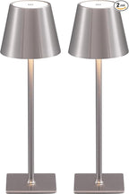 KDG 2 Pack Cordless Table Lamp, Portable LED Desk Lamp, 4000mAh Battery Operated by KDG