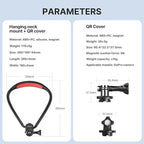 ULANZI Go-Quick II Neck Mount for GoPro Magnetic Necklace Holder, Camera POV - Image 7