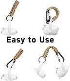 3PCS Paracord Keychain with Carabiner Clip, Braided Rope Key Chain Lanyard - Image 6