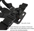 PellKing Mobile Phone Chest Mount Harness Strap Holder Cell Phone Clip Action - Image 10