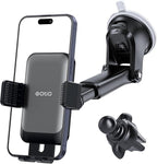OQTIQ 3-in-1 Suction Cup Phone Holder Windshield/Dashboard/Air Vent, Dashboard by OQTIQ