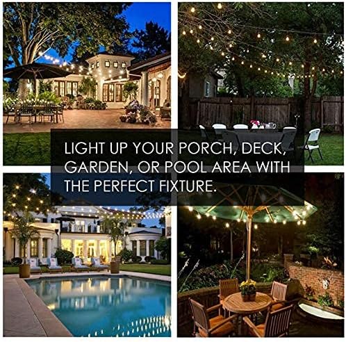 SUNTHIN Outdoor String Lights, 48FT Commercial Grade String Light - Image 7
