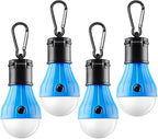 FLY2SKY Tent Lamp Portable LED Tent Lights Blue 4 Packs Hook Hurricane by FLY2SKY