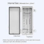 LeMotech Electrical Box, IP67 Waterproof Hinged Cover Stainless Steel Latch - Image 5