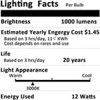 Motion Sensor Light Bulbs, Aukora 12W E26 Motion Activated Dusk to Dawn - Image 8
