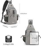 G4Free Canvas Sling Bag Crossbody Backpack - Image 3
