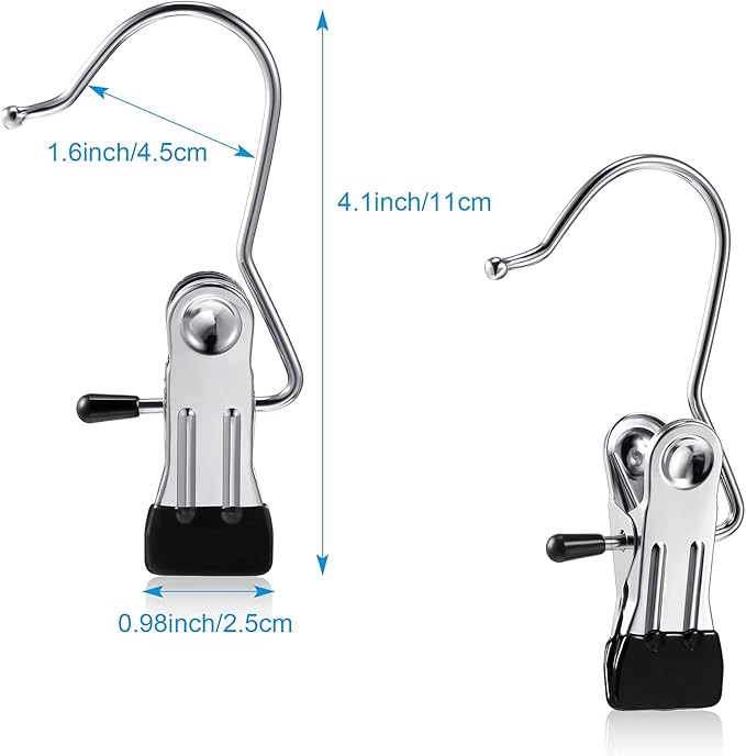 Hotop 48 Pieces Boot Hanger Clips - Image 2