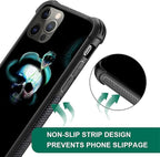 for iPhone 11 Pro Max Case, Skeleton Winding Snake Pattern Graphic Design Girl - Image 3
