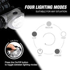 EverBrite 5-Pack LED Headlamp, 4 Lighting Modes, Pivoting Head - Image 6