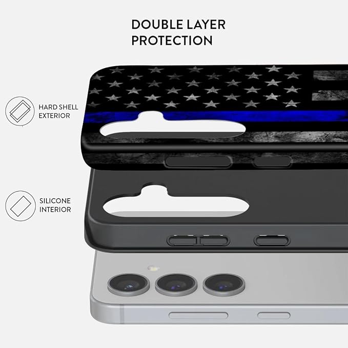 Compatible for Samsung Galaxy S25 Ultra 5G Case, Dual Layer Heavy Duty 2 in 1 - Image 2