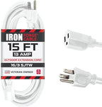Iron Forge Cable Weatherproof 15 Ft Outdoor Extension Cord by IronForgeCable