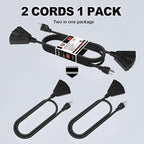 EP 2 Pack 6 Ft Outdoor Extension Cord - Image 3