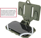 Phone Mount MOLLE Vest Plate Carrier Tactical Phone Holder, Quick Release Flip - Image 3