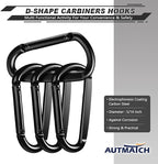 AUTMATCH Carabiner Clips, 4 Pack - Image 3