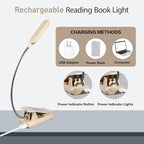 VAVOFO Rechargeable Book Light for Reading in Bed Kids, 7 LED Reading Light - Image 4