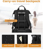 LOVEVOOK Laptop Backpack for Women Work Travel Commuter Backpack Business - Image 5