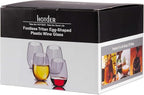 hotder Wine Glasses glasses drinking set 16 OZ Tritan, Stemless Wine Glasses - Image 7
