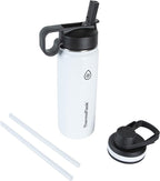 ThermoFlask 18 oz Double Wall Vacuum Insulated Stainless Steel Water Bottle by ThermoFlask