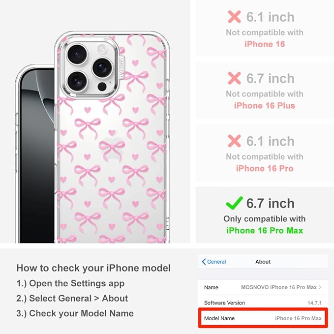 MOSNOVO Case for iPhone 16 Pro Max - Image 2