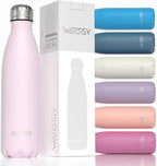 WATERSY Stainless Steel water bottles, 17oz/500ml Insulated Water Bottles by Watersy