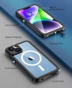 Beeasy for iPhone 14 Waterproof Case Compatible - Image 6