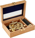 Explorer's Legacy Vintage Brass Compass and Telescope Set - Image 4