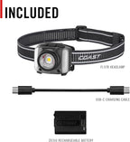 Coast FL97R Voice-Controlled 1200 Lumen Rechargeable LED Headlamp - Image 11