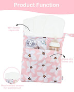ALVABABY 2pcs Waterproof Wet Dry Bags, Reusable - Image 7