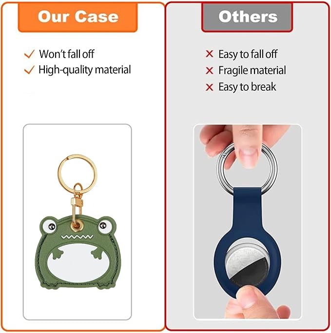 Leather Keychain Case Holder Compatible - Image 7