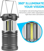 Lichamp LED Camping Lantern, 4 Pack Battery Powered Flashlight - Image 5