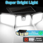 AmeriTop Solar Lights Outdoor, 2 Pack 233 LED High Brightness Cordless Solar - Image 4
