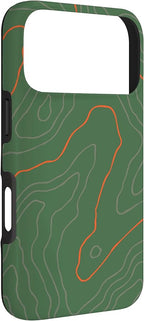 Backcountry Topo Guide Orange Lines Topographical Map Case - Image 3