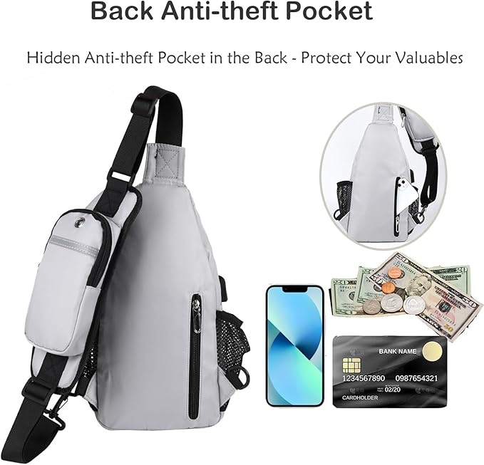 JENAGREEN Waterproof Sling Backpack Crossbody Sling Bag - Image 7