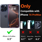for iPhone 16 Pro Max Case Heavy Duty Protection Phone Case Cover - Image 2