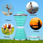 Collapsible Water Bottle, Camping Cup - Image 5