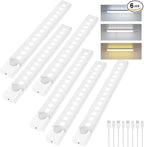 Under Cabinet Lighting 8 Inch 6-Pack, Rechargeable Motion Sensor Light Indoor by Unknown
